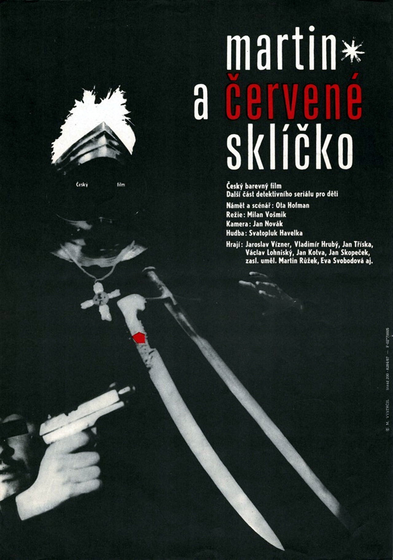 Martin a červené sklíčko Backdrop