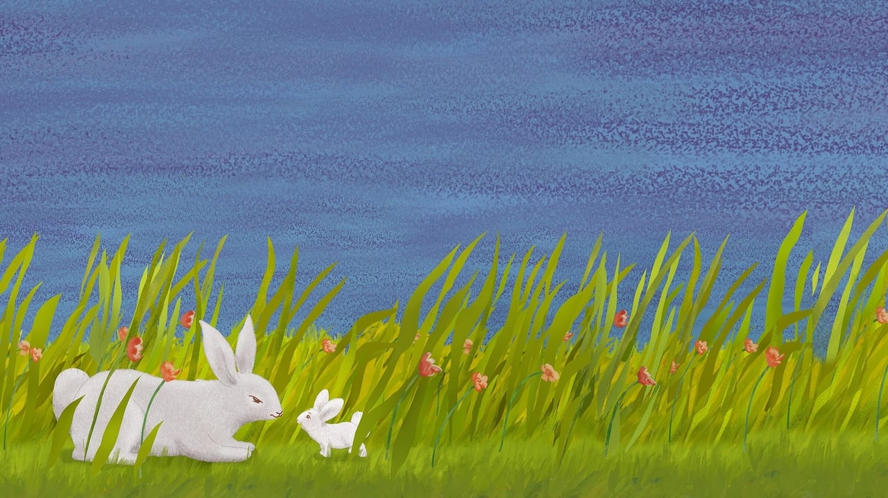 Scen från The Runaway Bunny
