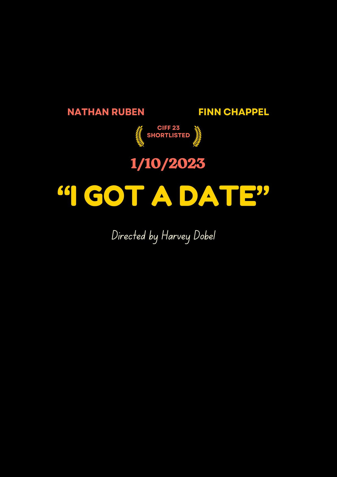 "I Got a Date" Backdrop