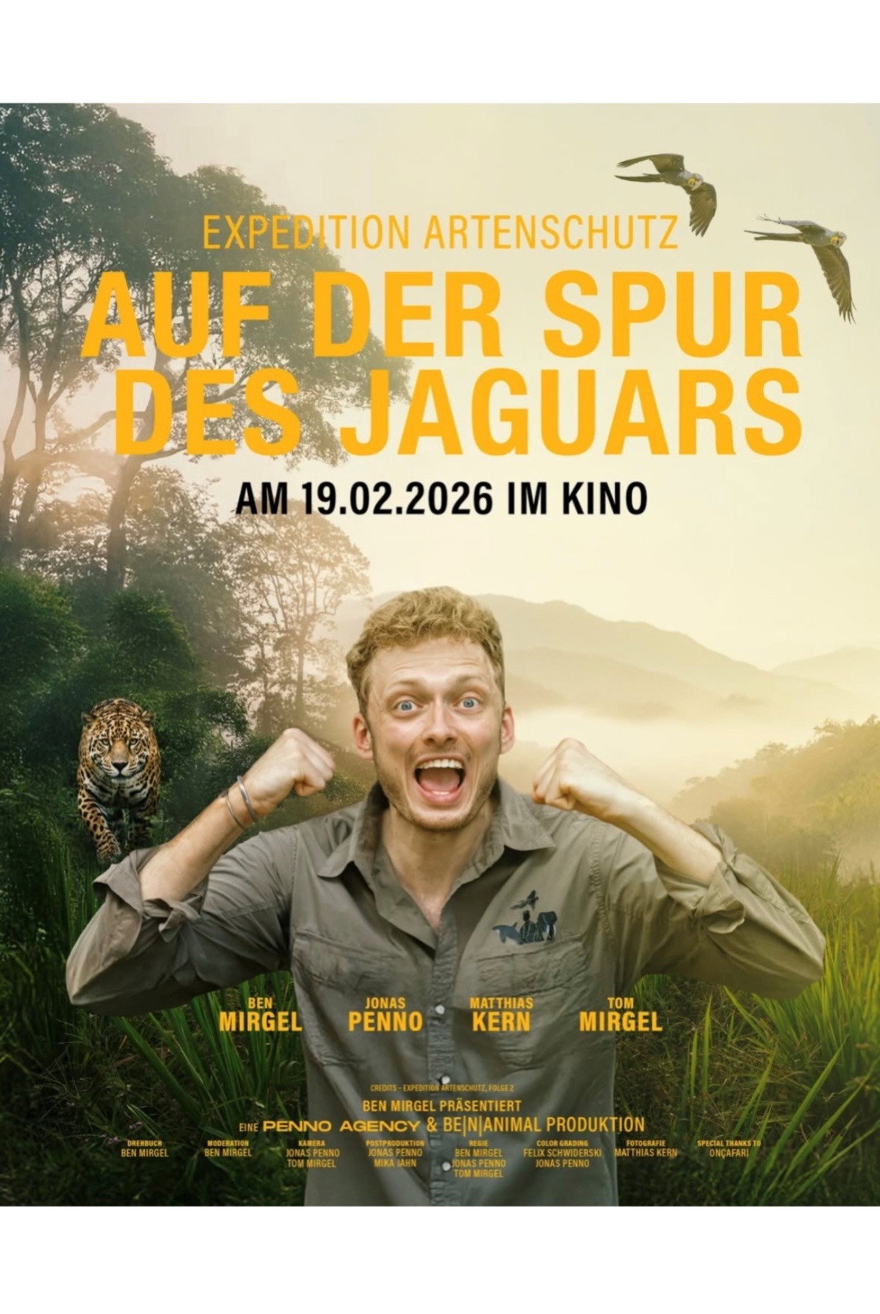 Expedition Artenschutz - Auf der Spur des Jaguars poster