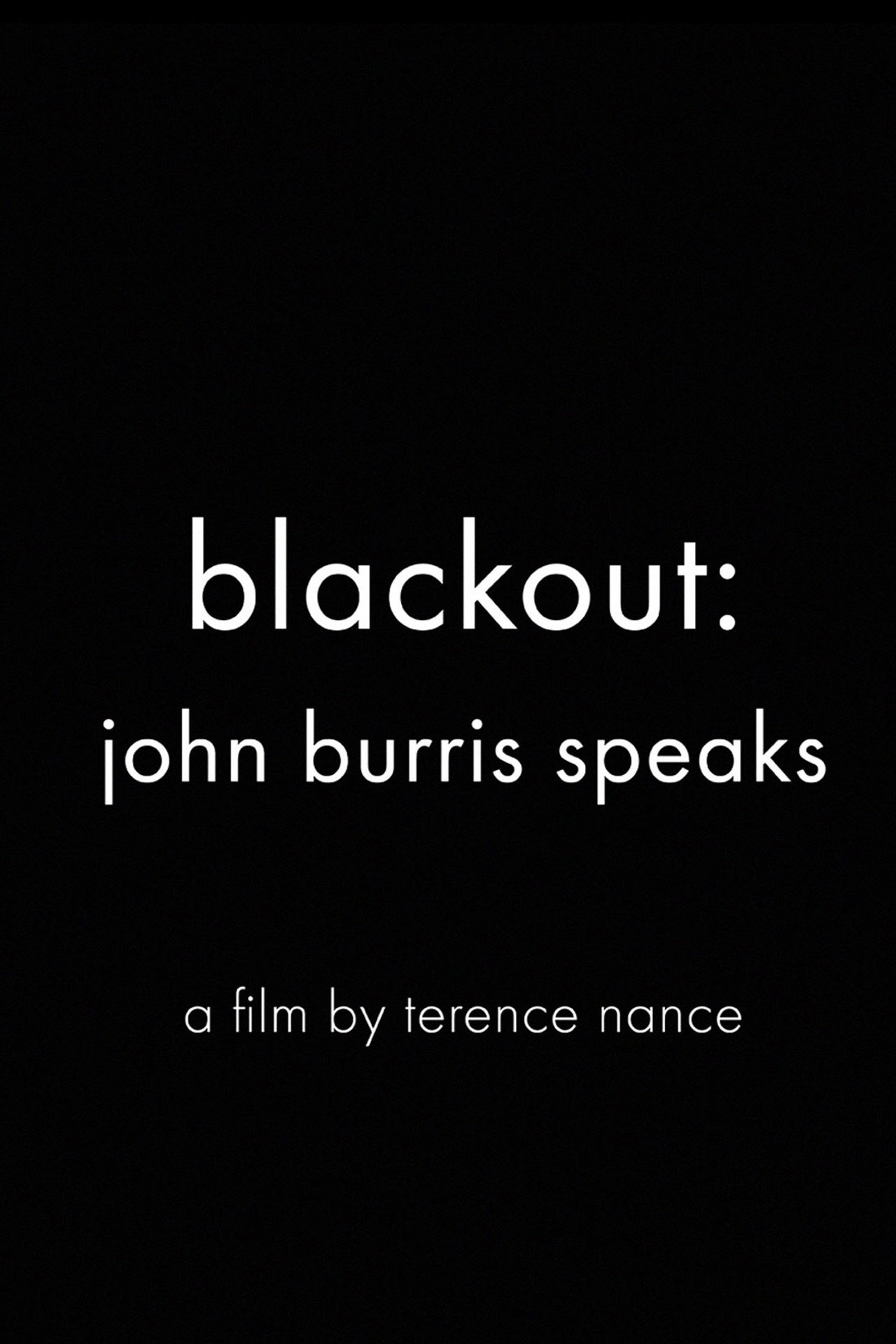 Blackout: John Burris Speaks