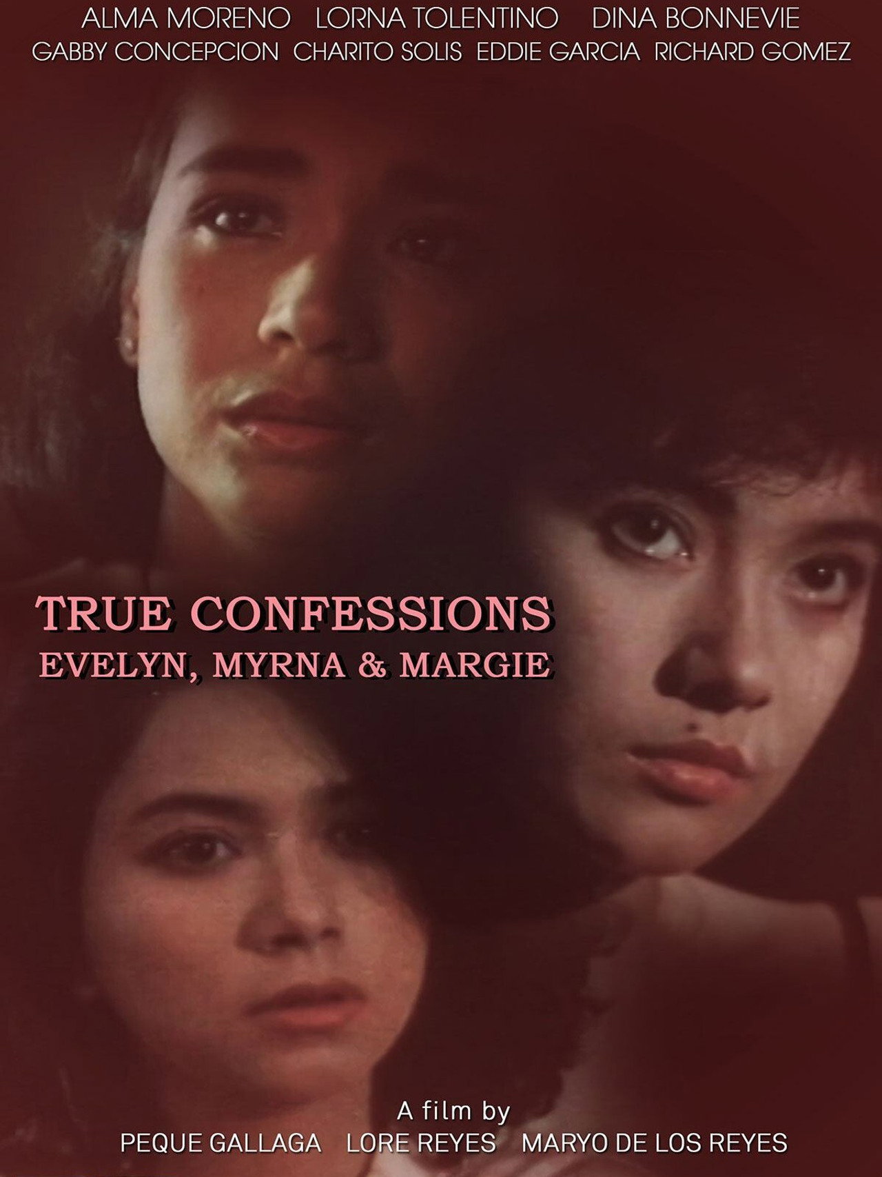 True Confessions: Evelyn, Myrna, & Margie Backdrop