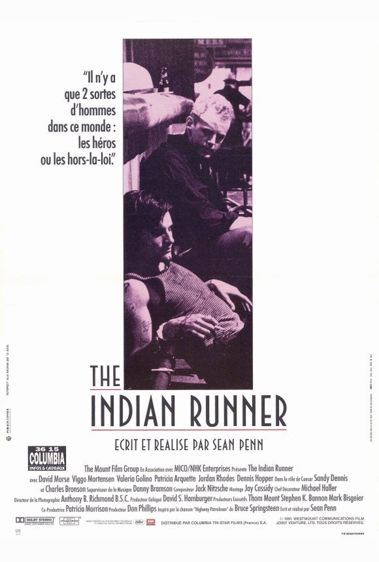 The Indian Runner poster