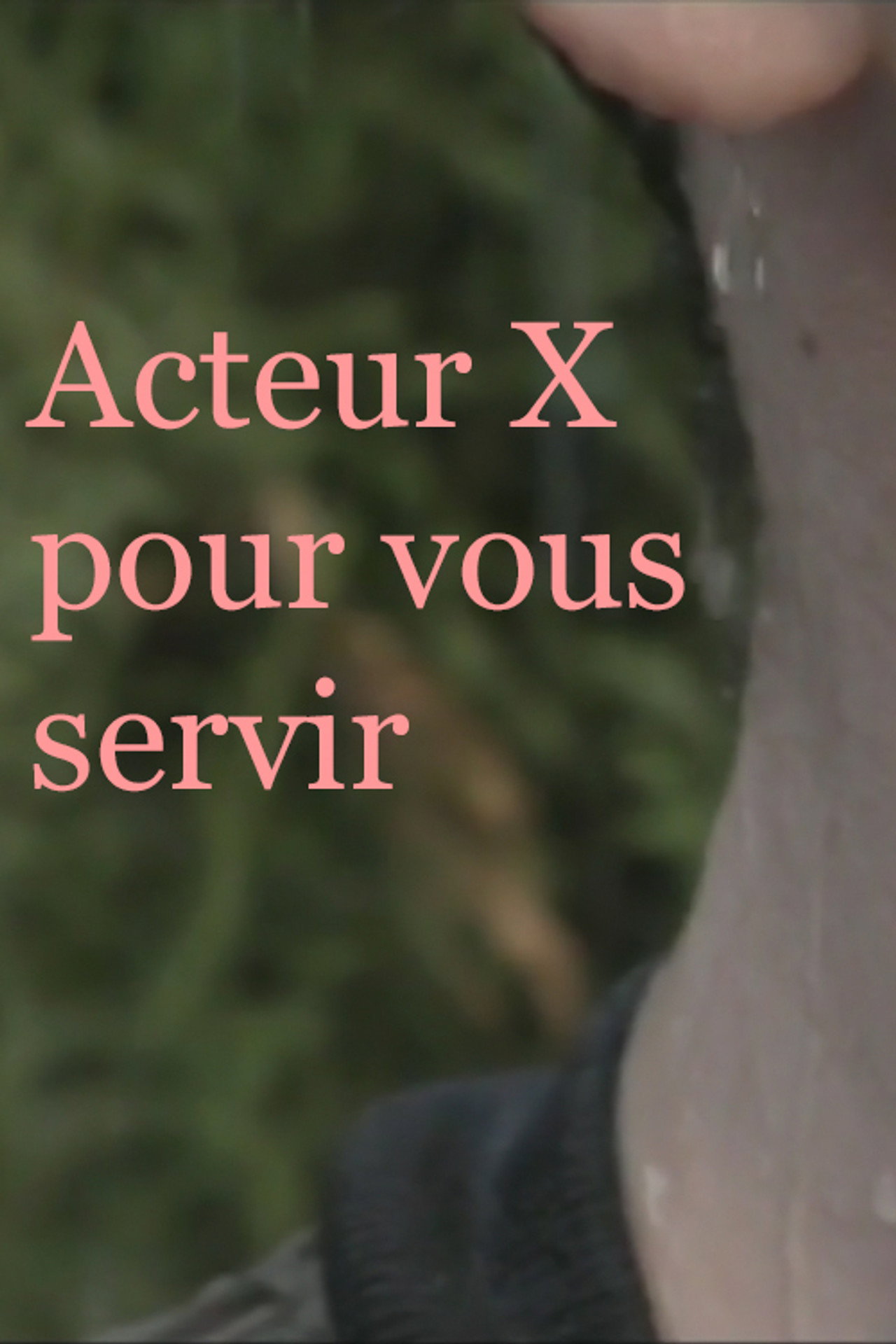 Acteur X pour vous servir Backdrop