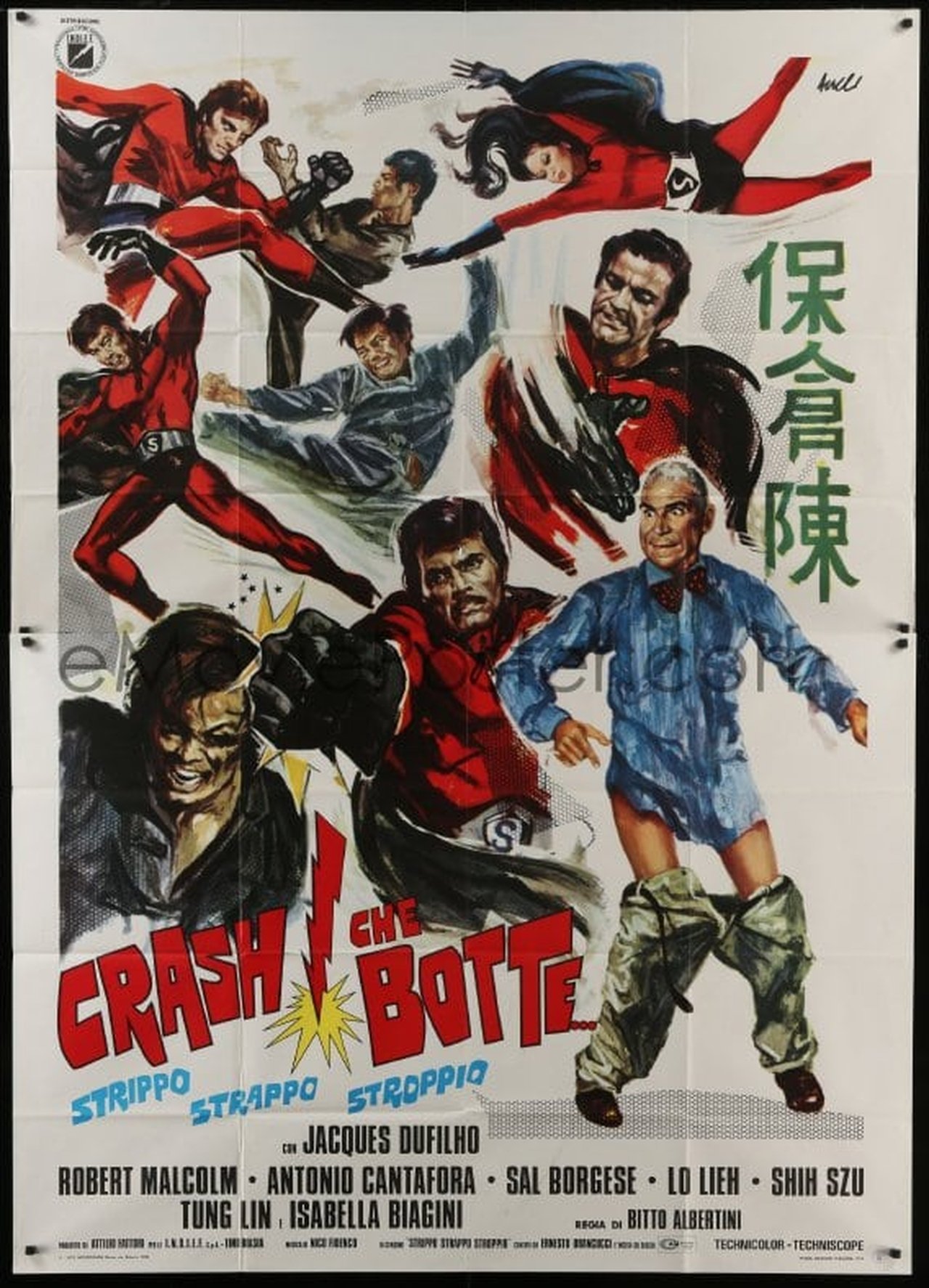 Crash! Che botte... strippo strappo stroppio Crash! Che botte... strippo strappo stroppio