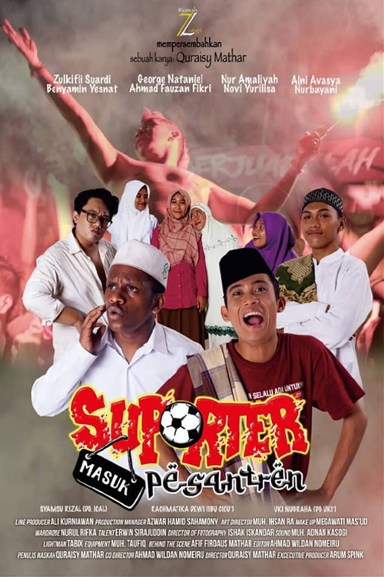 Suporter Masuk Pesantren Backdrop