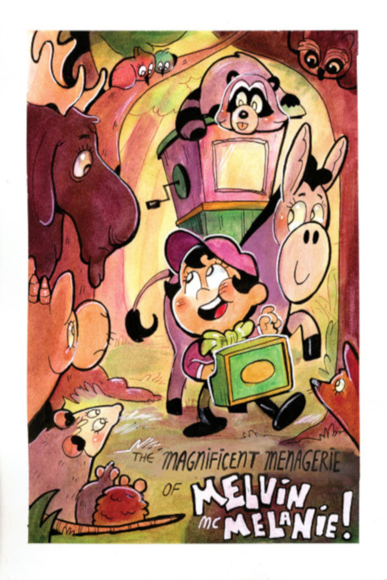The Magnificent Menagerie of Melvin McMelanie filmaffisch