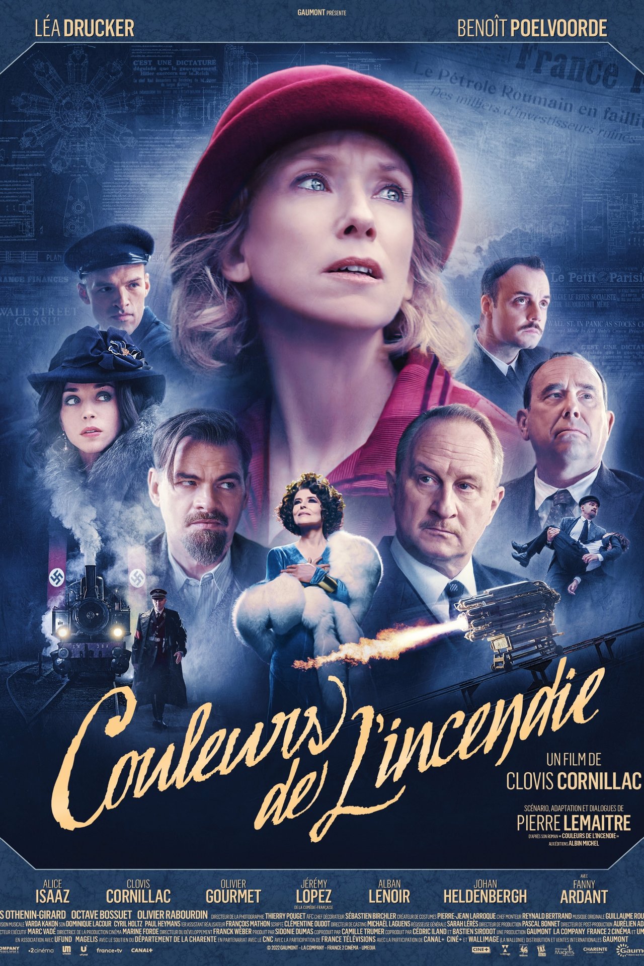 Couleurs de l'incendie poster