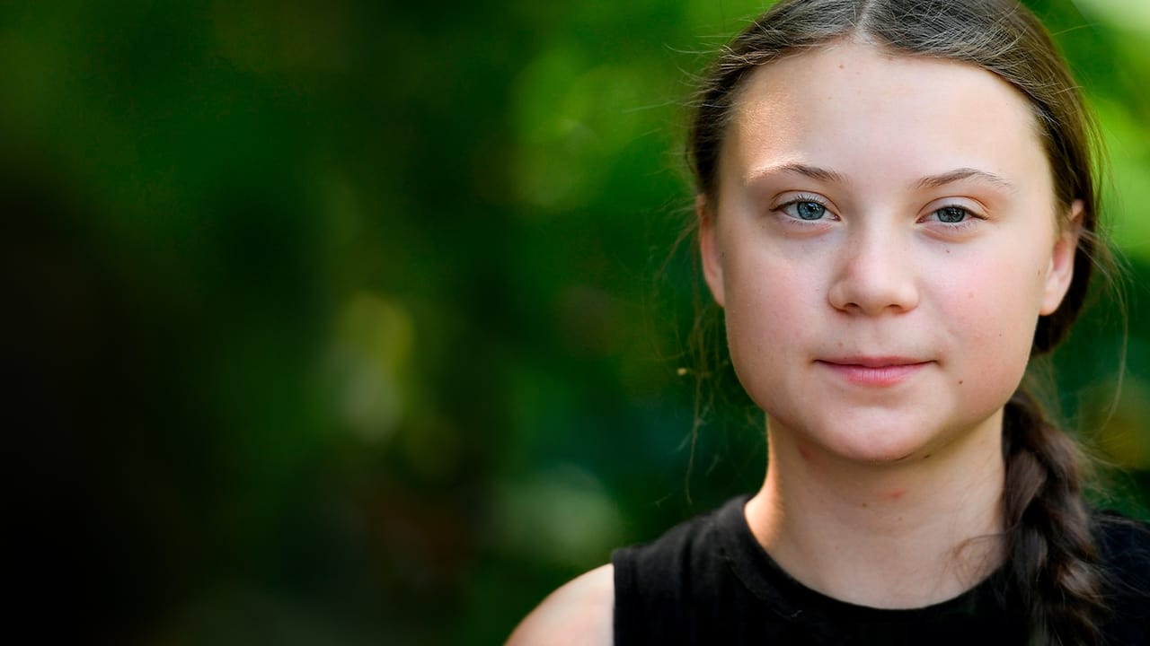 Scen från Greta Thunberg: The Voice of the Future