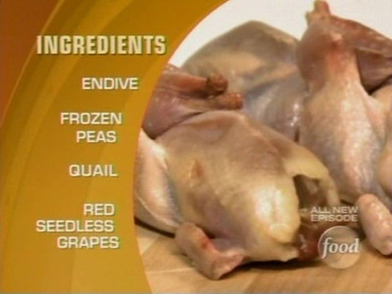 Chopped - Season 1 Episode 7 : Quail, Arctic Char, Beer