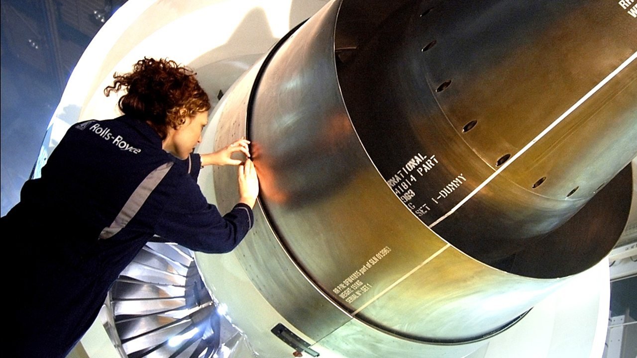 A Jumbo Jet Engine