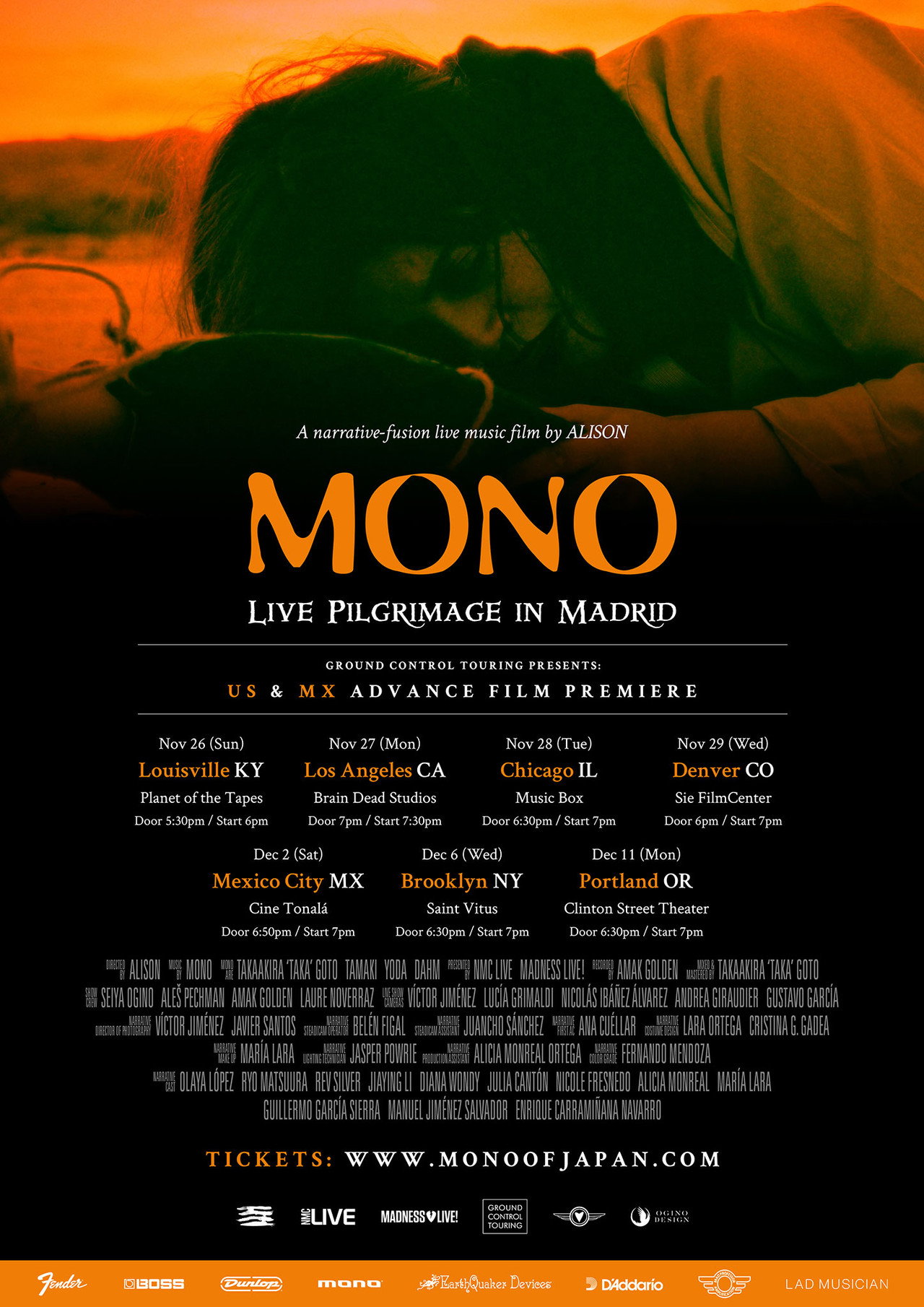 Live Pilgrimage in Madrid filmaffisch