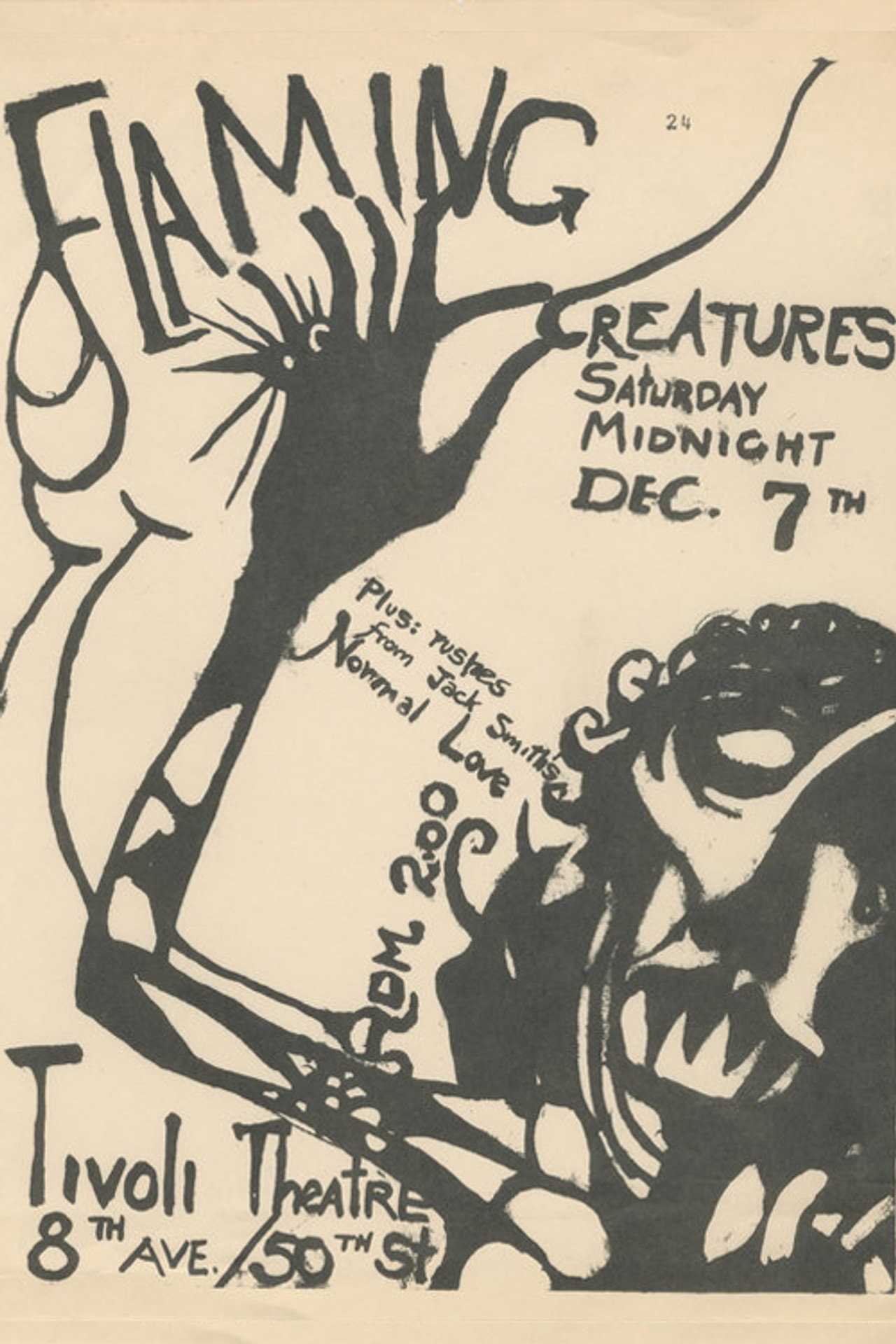 Flaming Creatures poster