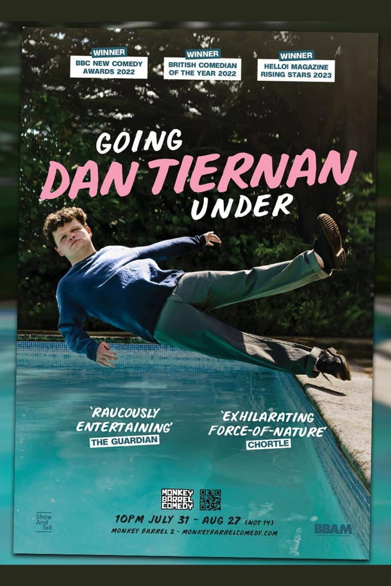 Dan Tiernan: Going Under Backdrop