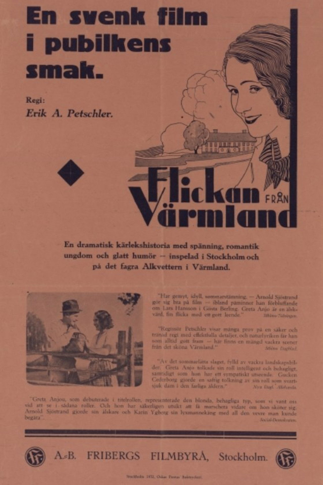 The Girl from Värmland Backdrop