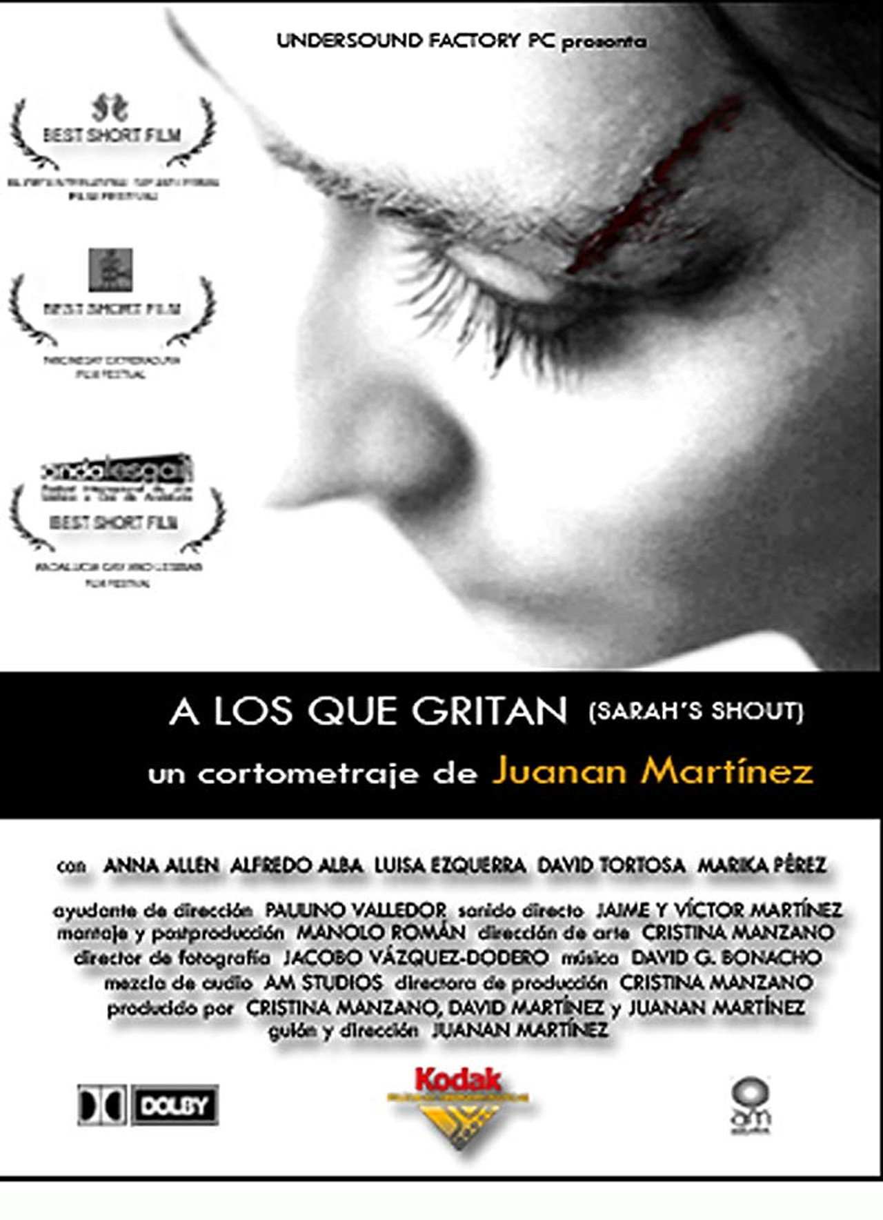 A los que gritan filmaffisch