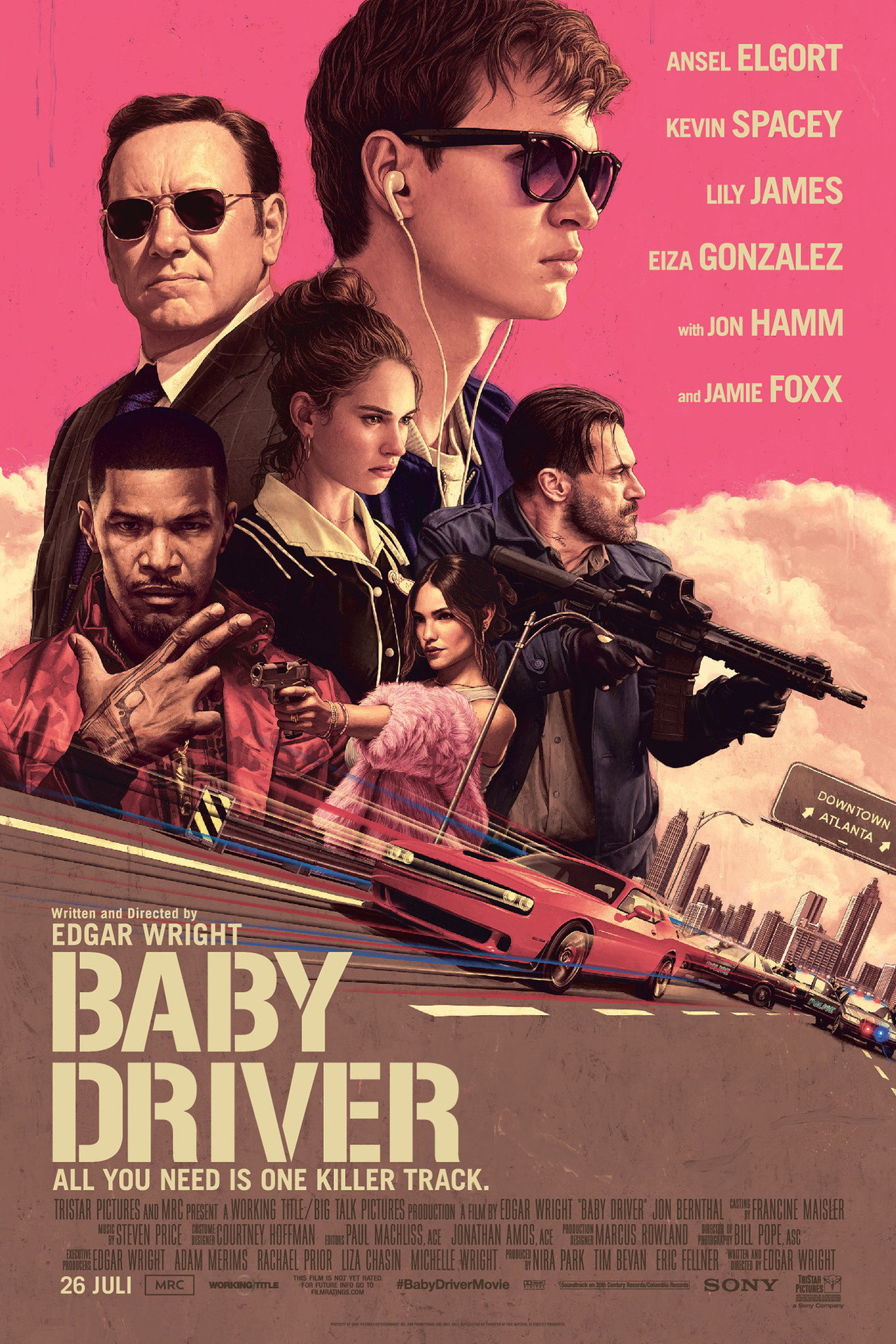 Baby Driver filmaffisch
