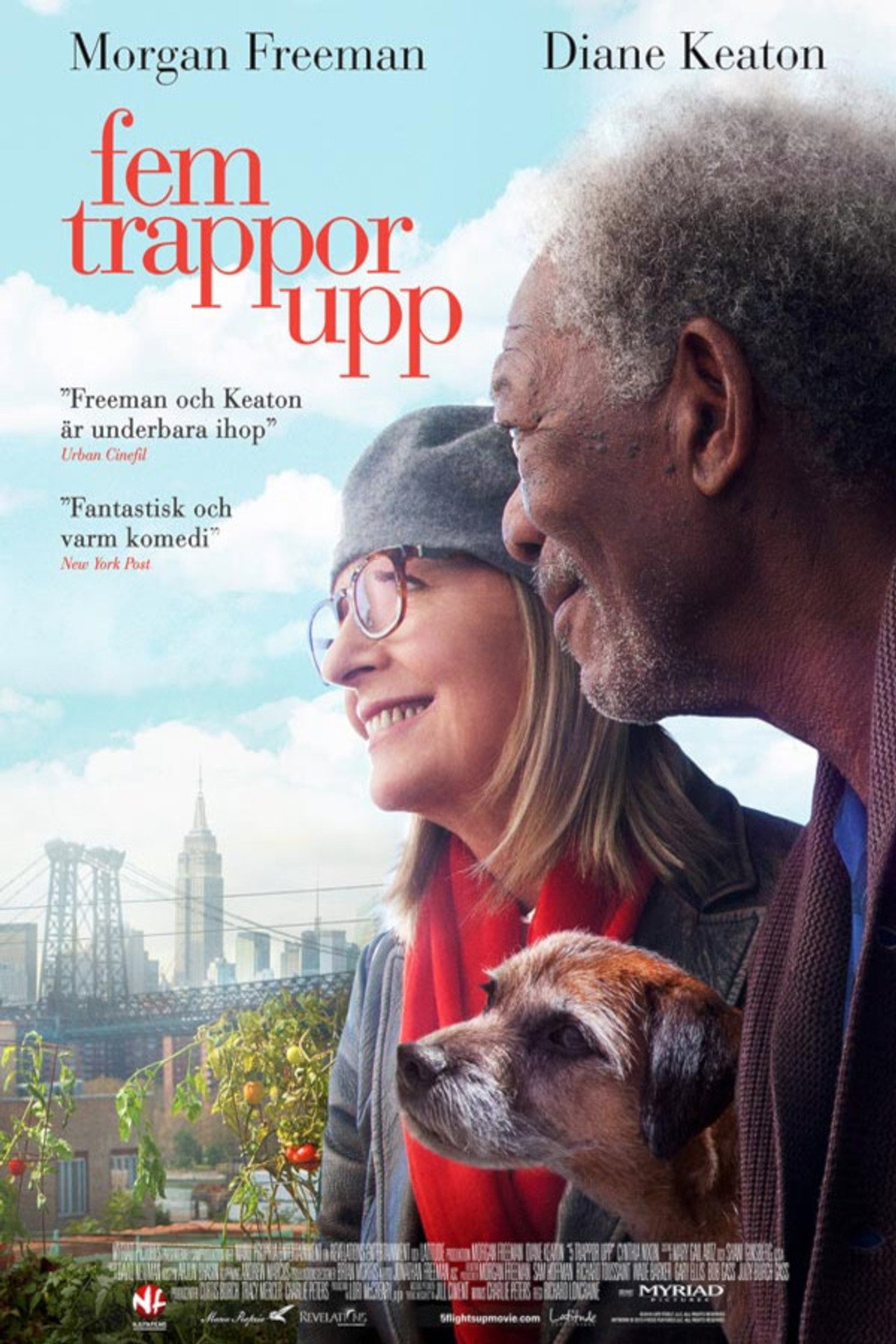 Fem trappor upp filmaffisch