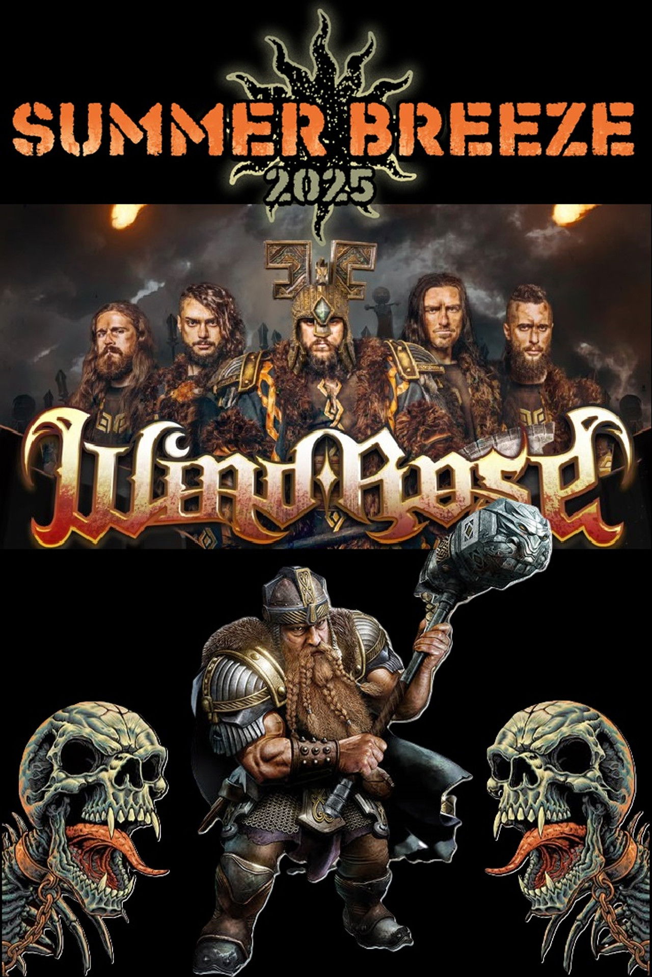 Wind Rose Live at Summer Breeze Backdrop
