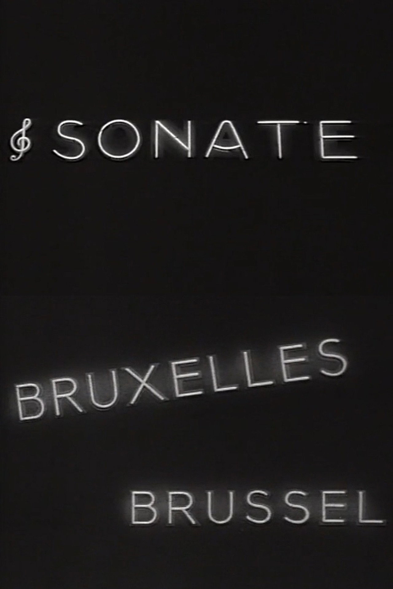 Sonate in Brussel filmaffisch