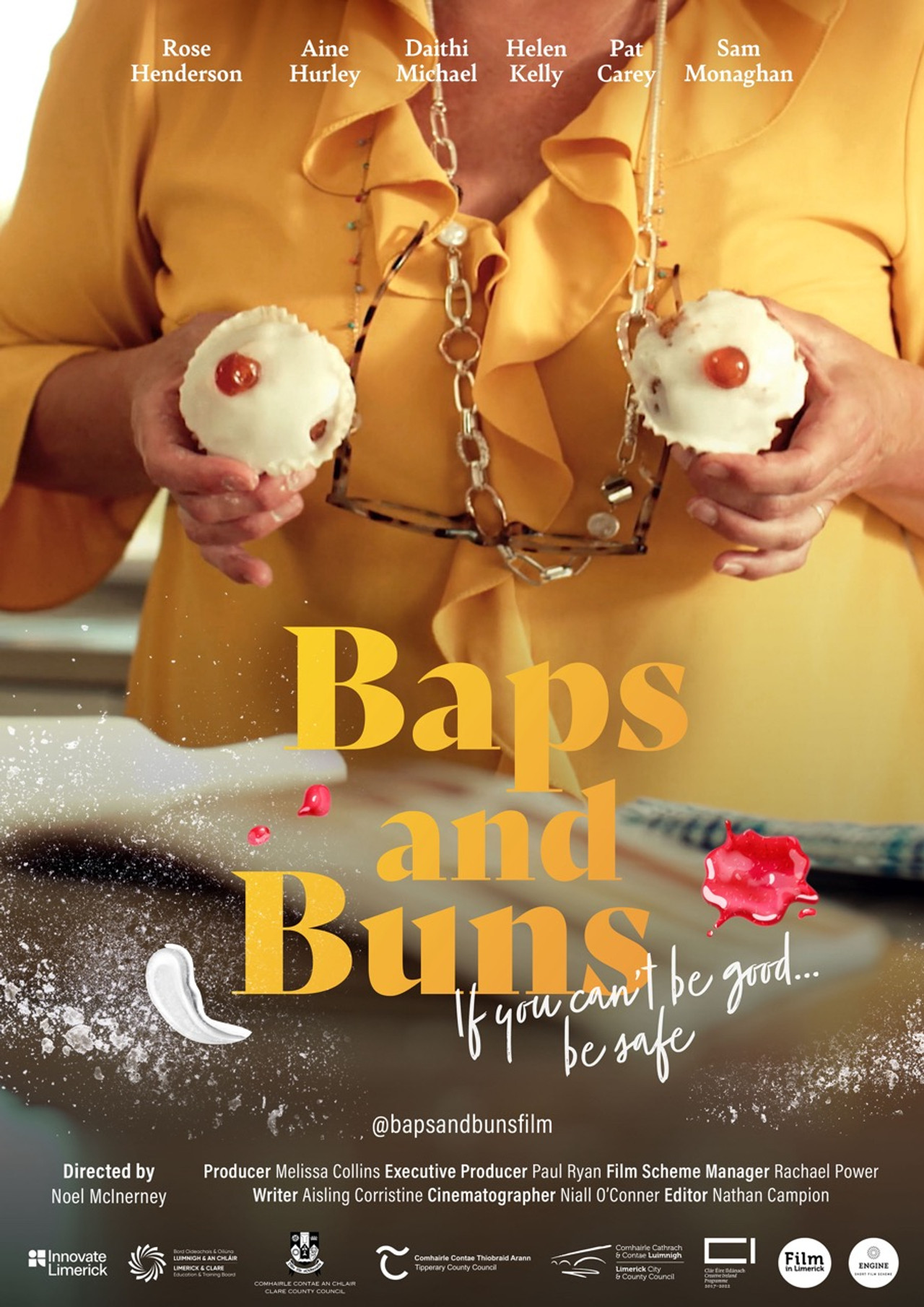 Baps and Buns Backdrop