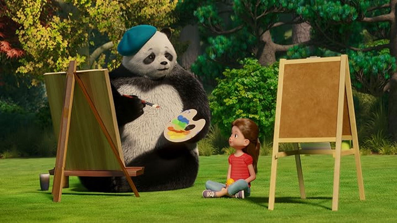 Sereno: O Panda Zen backdrop