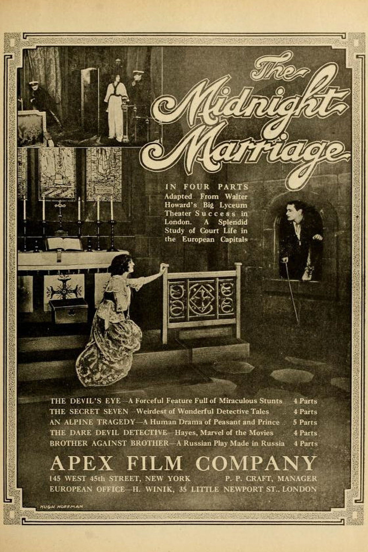 The Midnight Wedding Backdrop