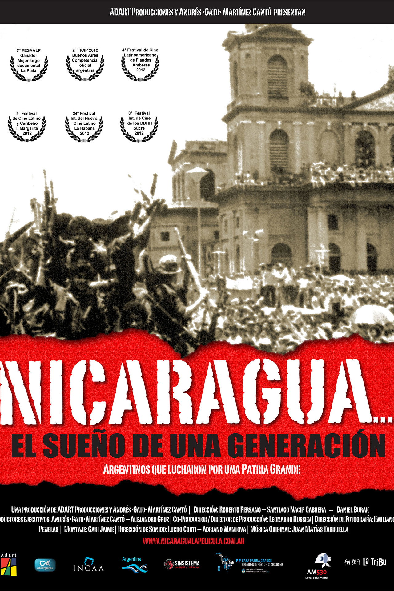 Nicaragua: El sueño de una generación filmaffisch