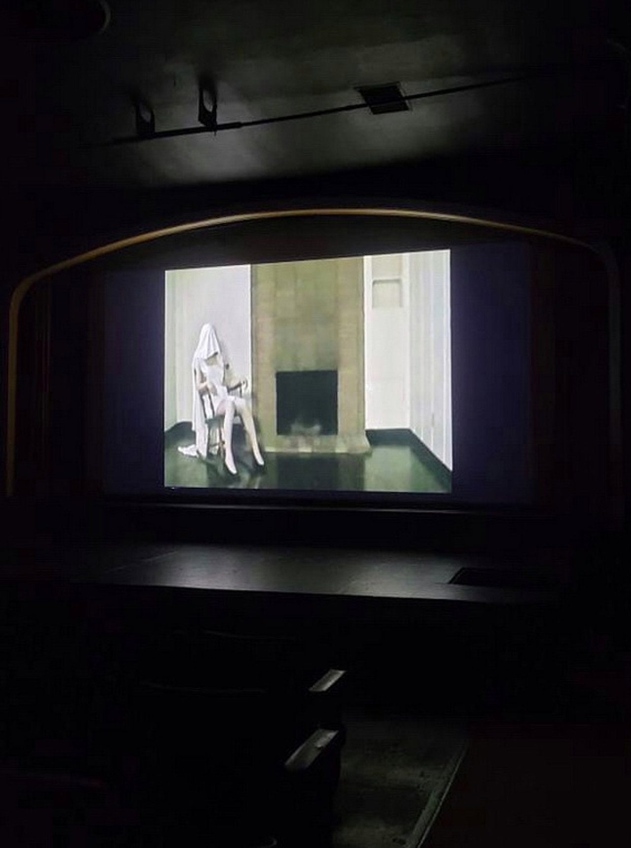 The Girl in the Rocking Chair Backdrop