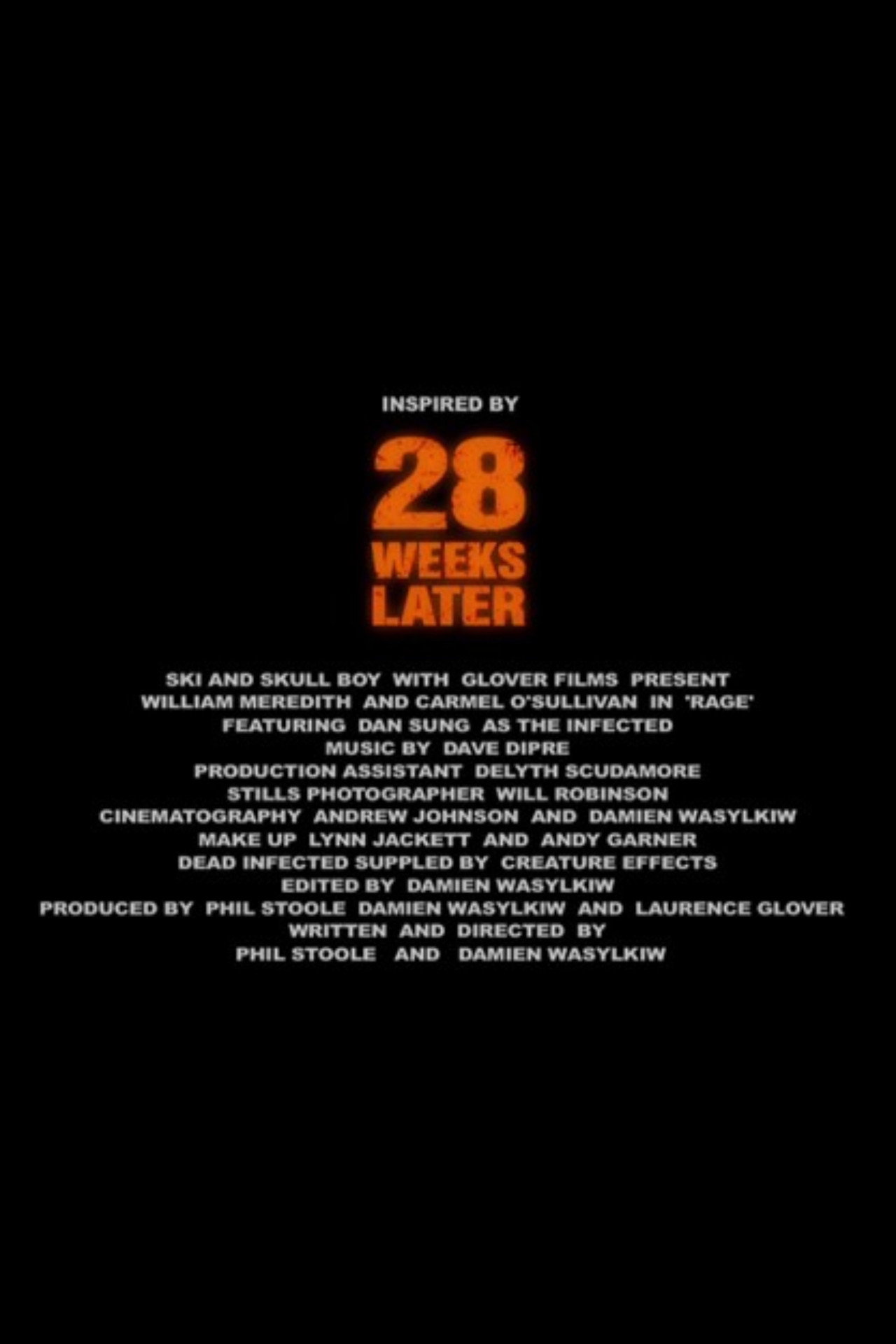 28 Weeks Later: Rage filmaffisch