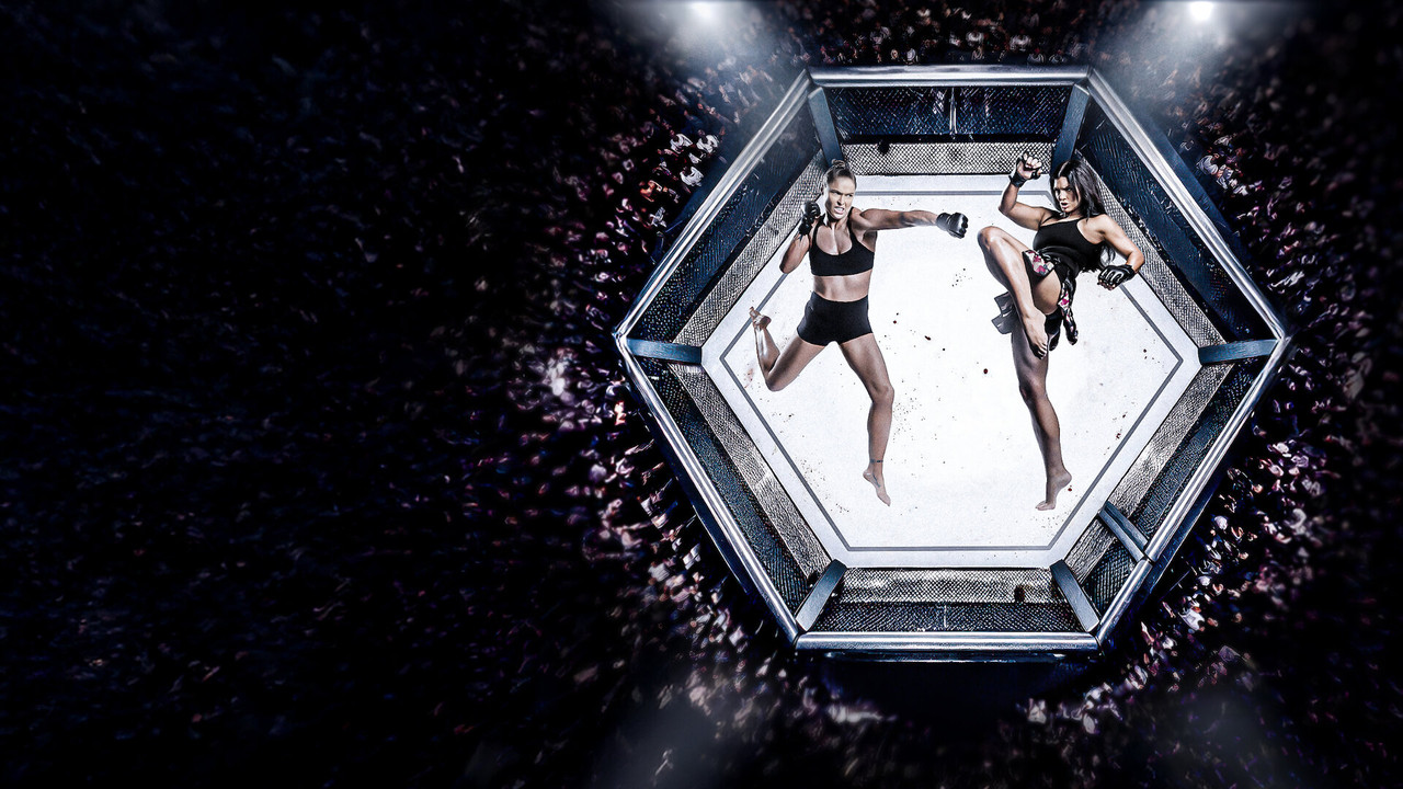 Ronda Rousey vs. Gina Carano backdrop