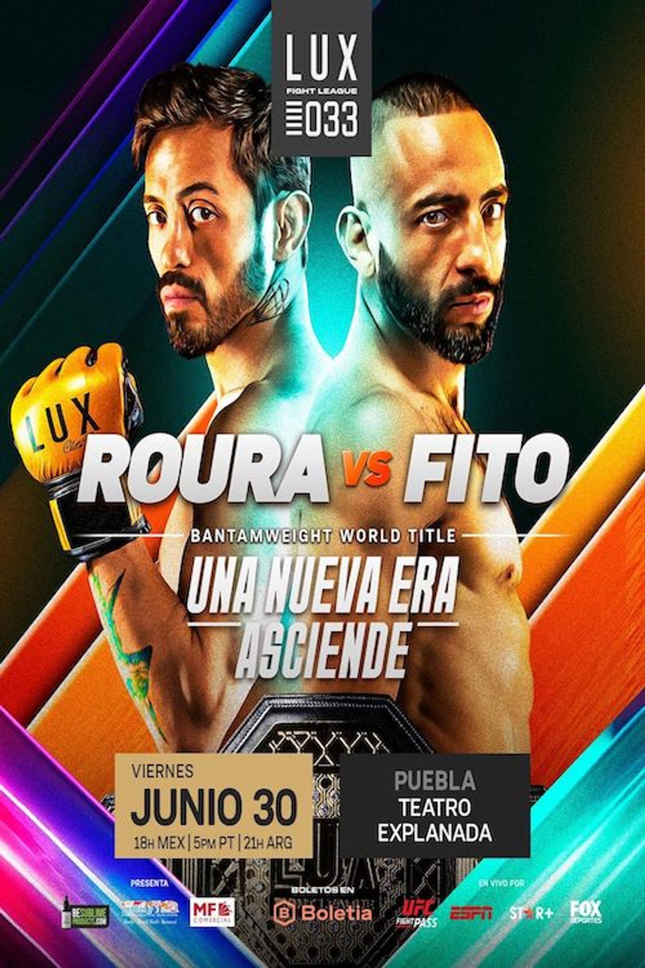 LUX Fight League 33 filmaffisch