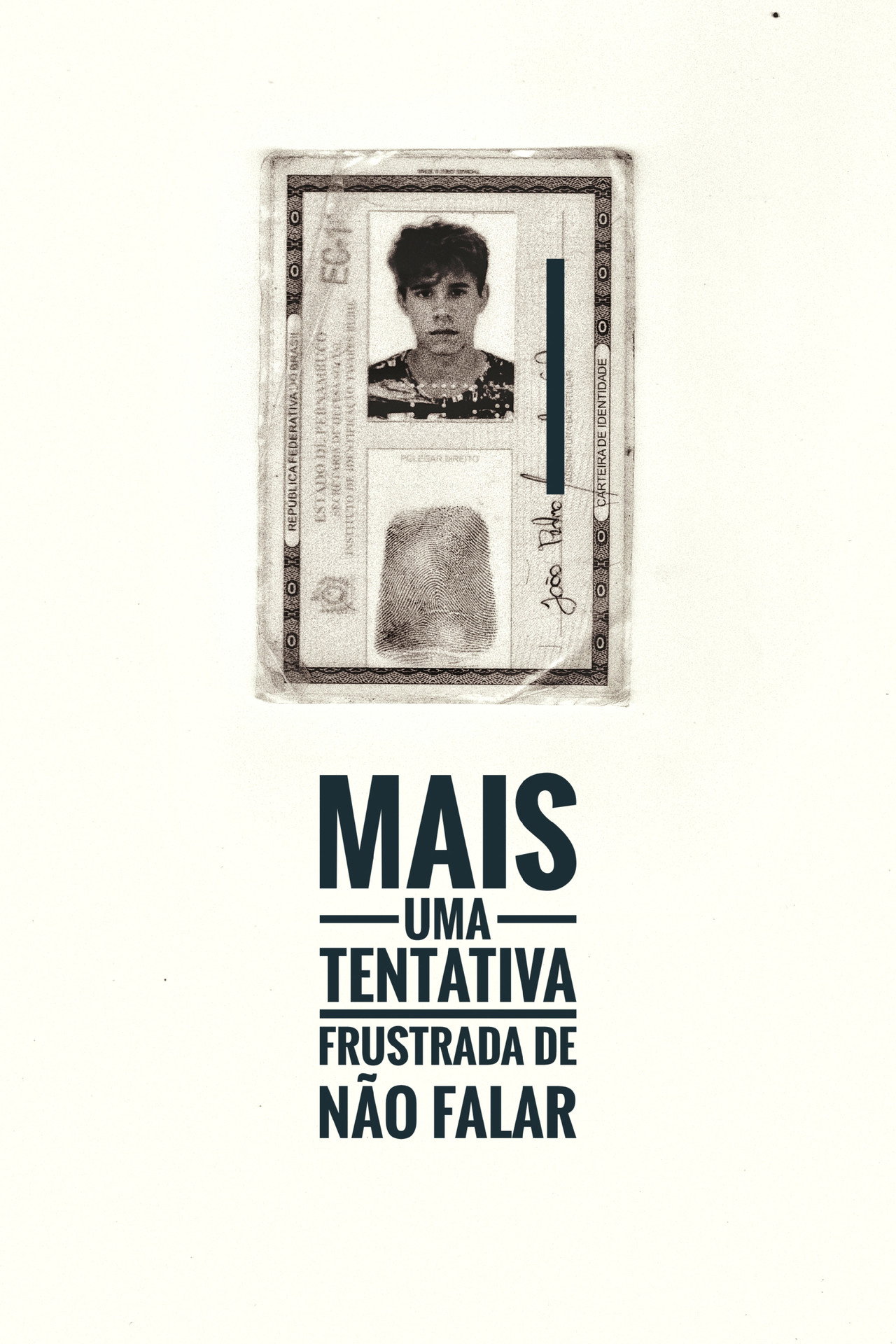 Mais uma Tentativa Frustrada de Não Falar filmaffisch
