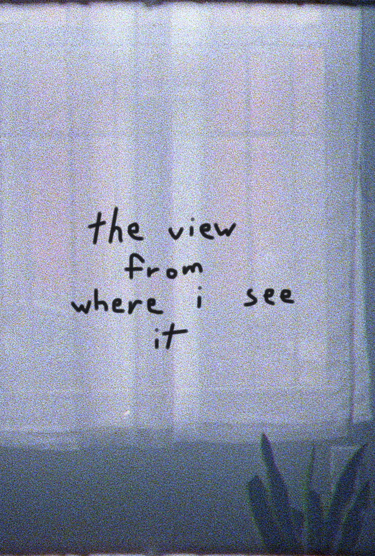 the view from where i see it filmaffisch