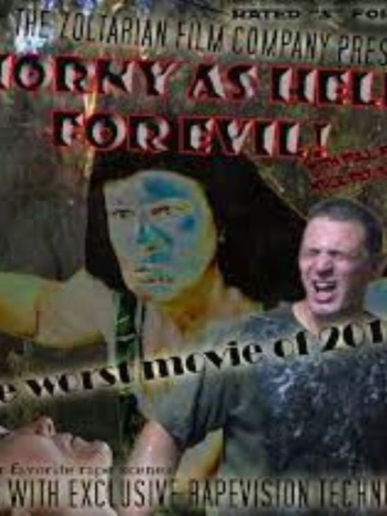 Horny as Hell for Evil Backdrop