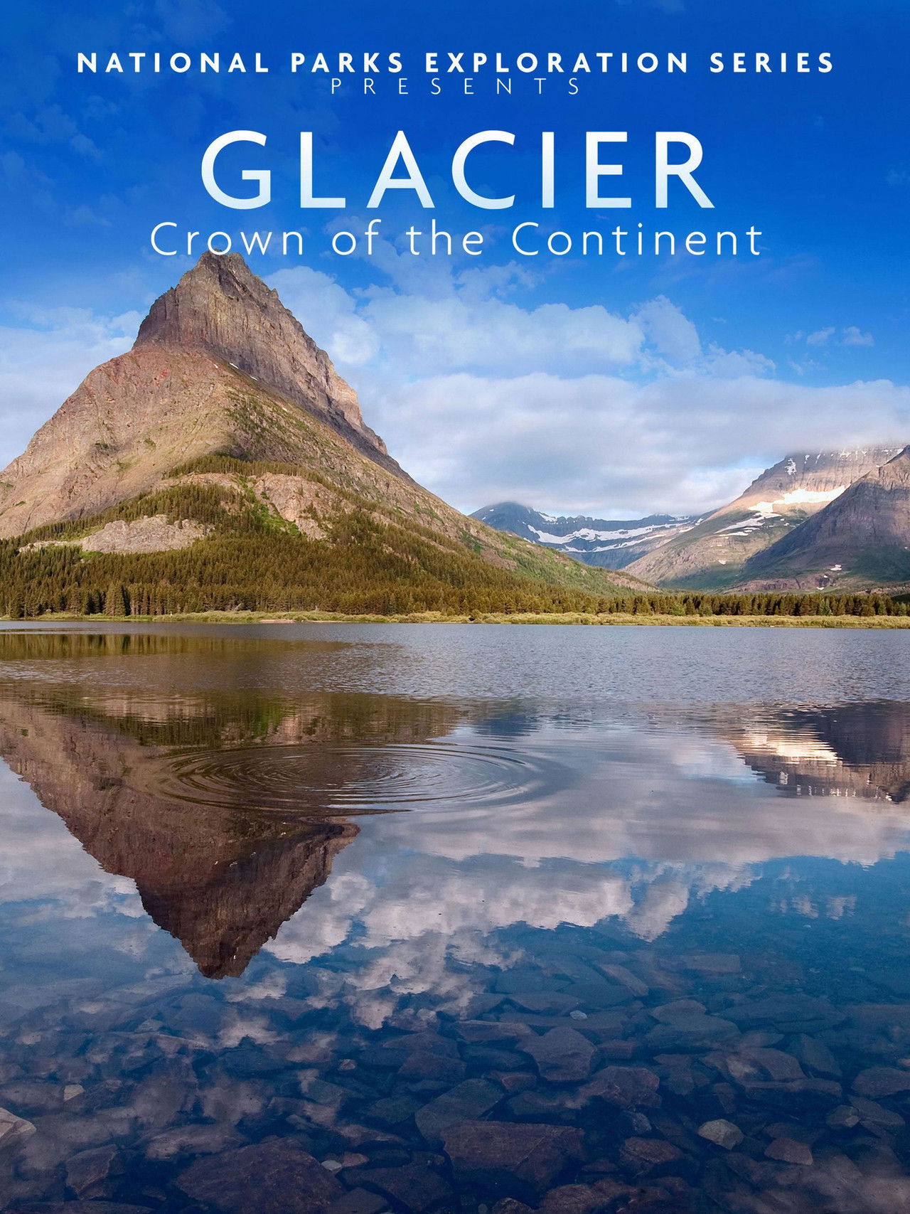 National Parks Exploration Series - Glacier Crown of the continent Backdrop