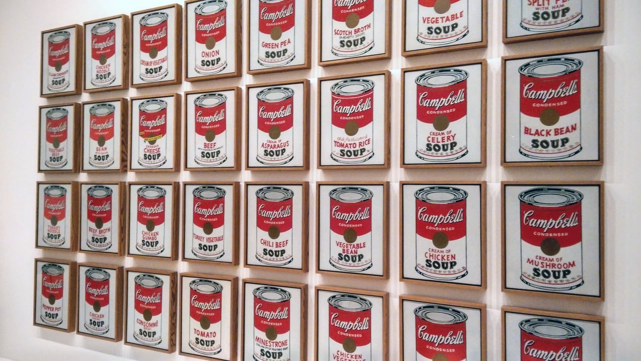 Scen från Soup Cans and Superstars: How Pop Art Changed the World