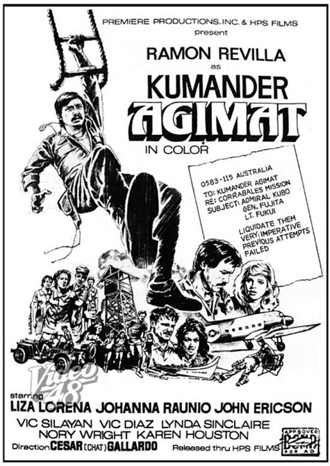 Kumander Agimat filmaffisch