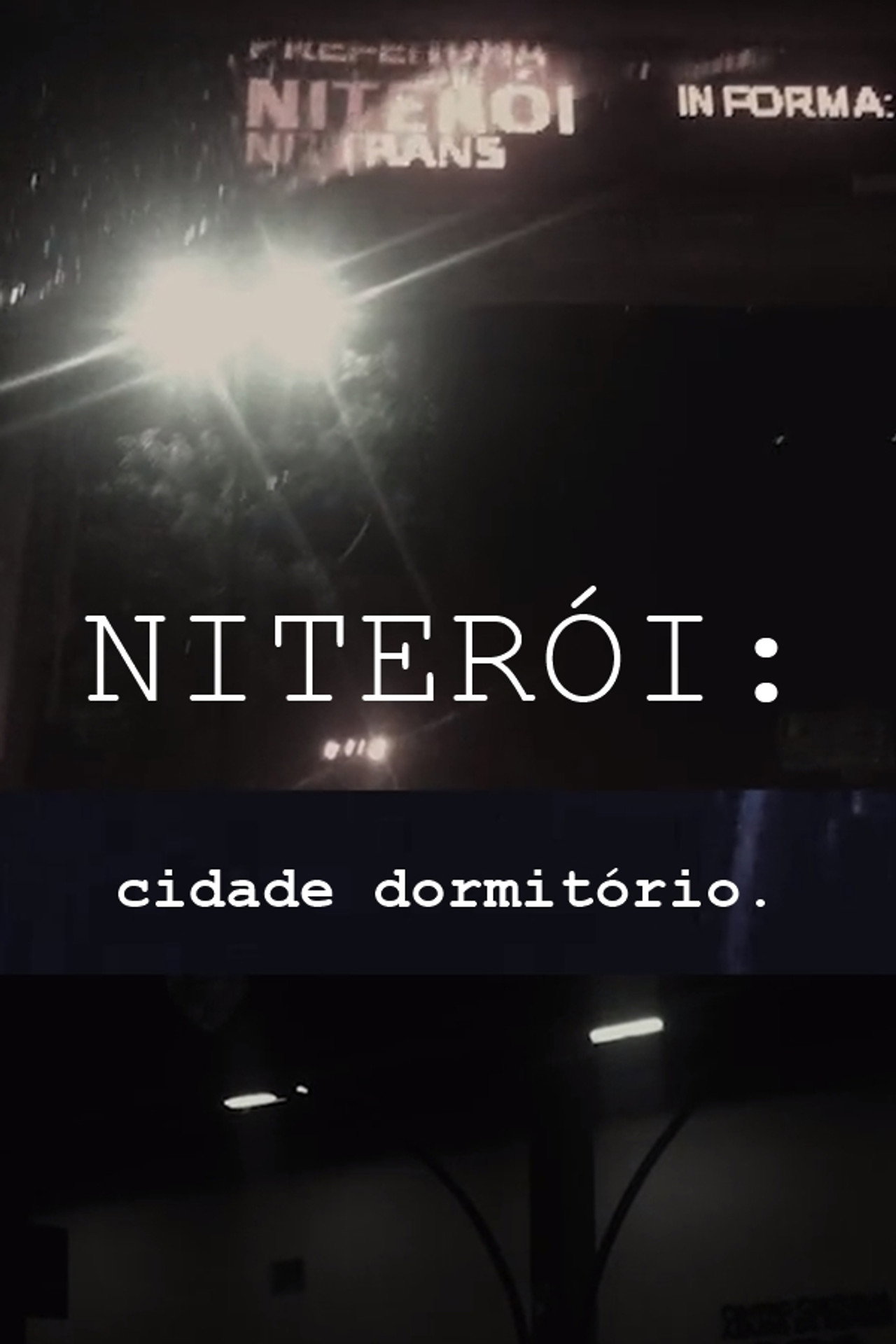 NITERÓI: Cidade Dormitório Backdrop
