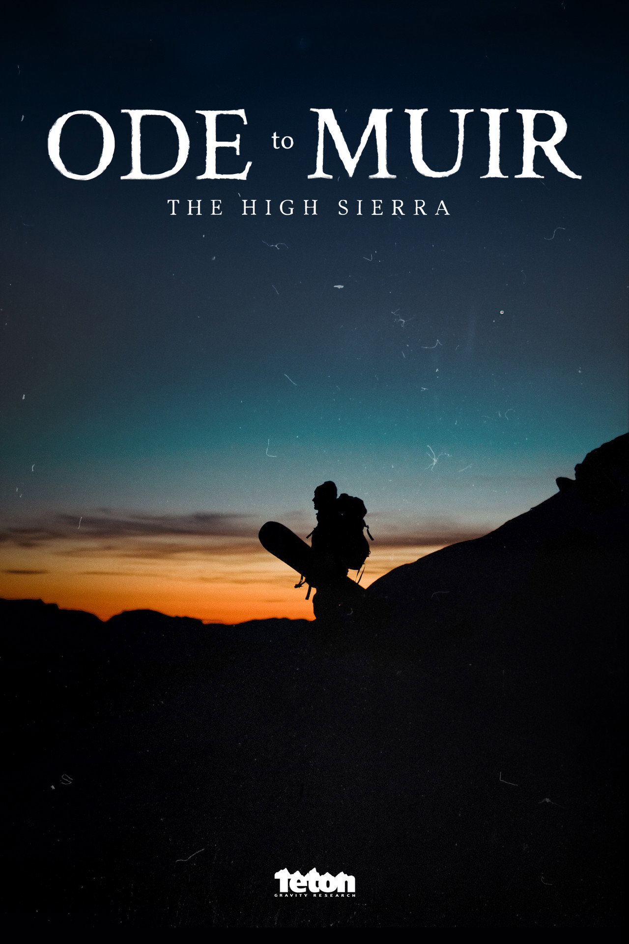 Ode to Muir: The High Sierra filmaffisch