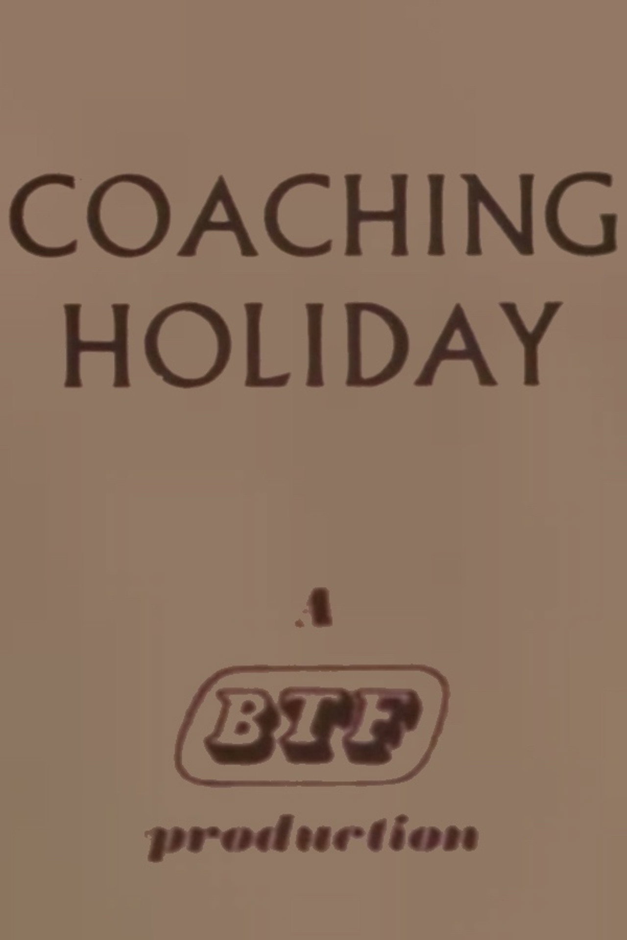 Coaching Holiday filmaffisch