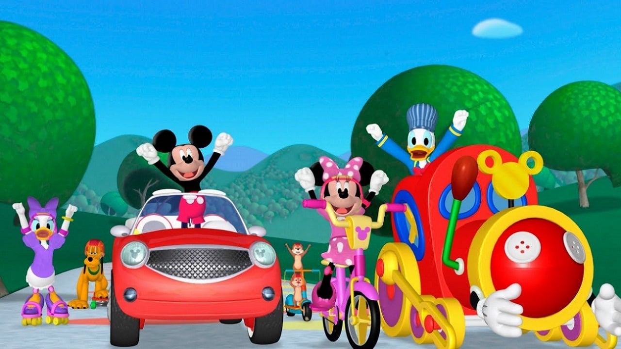 Mickey Mouse Clubhouse: Road Rally Backdrop Image