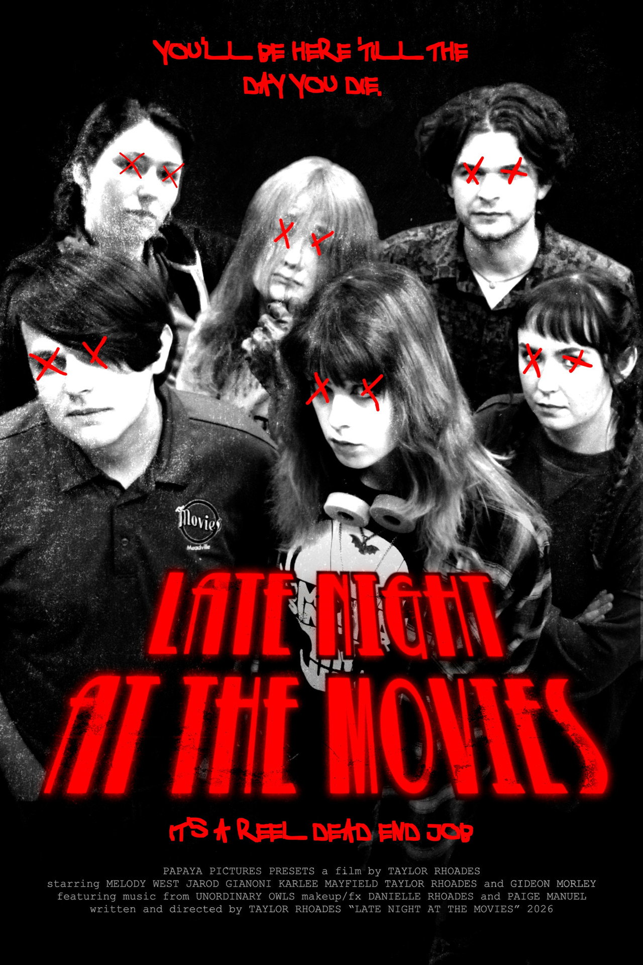 Late Night At The Movies filmaffisch