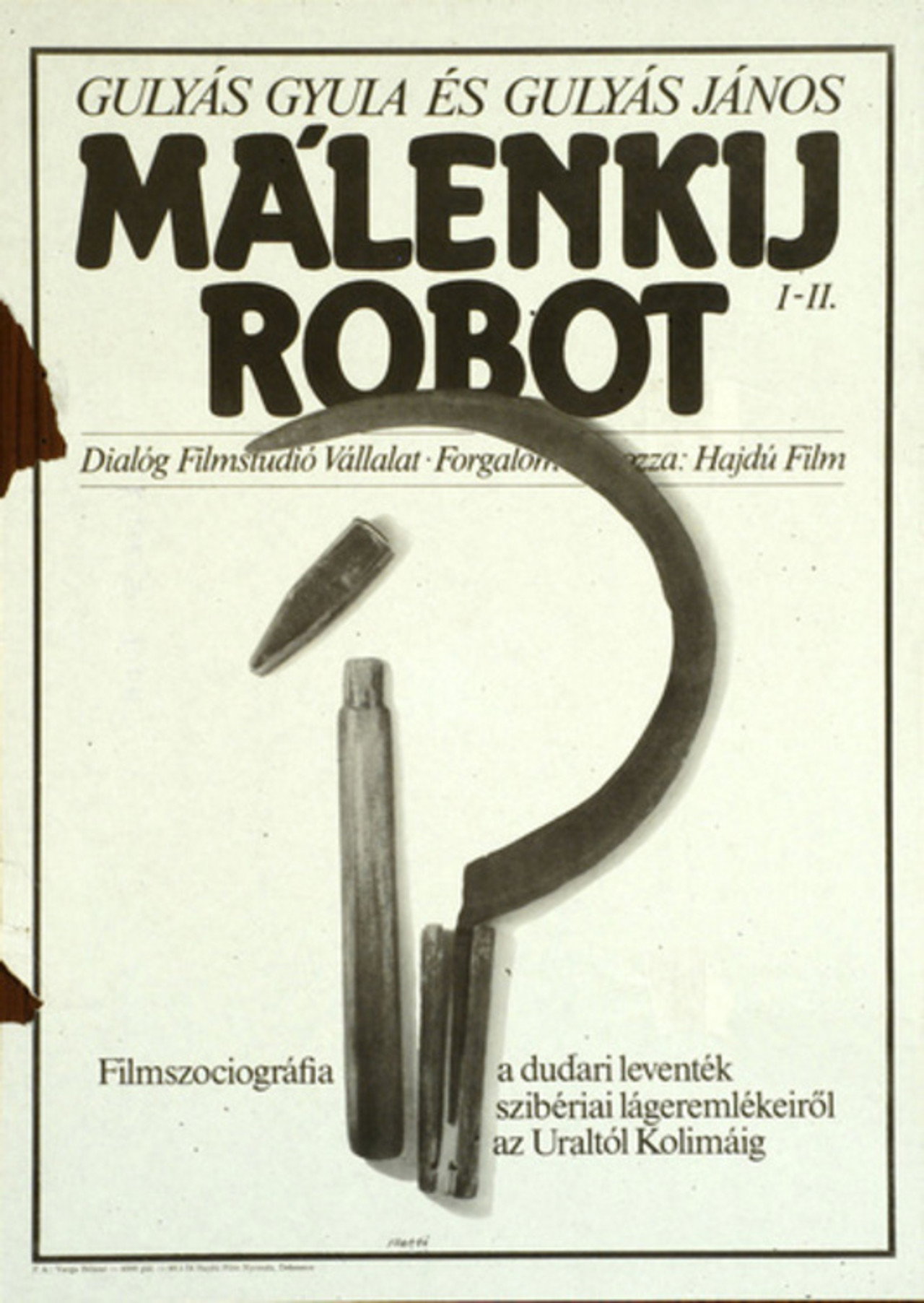 Málenkij robot filmaffisch