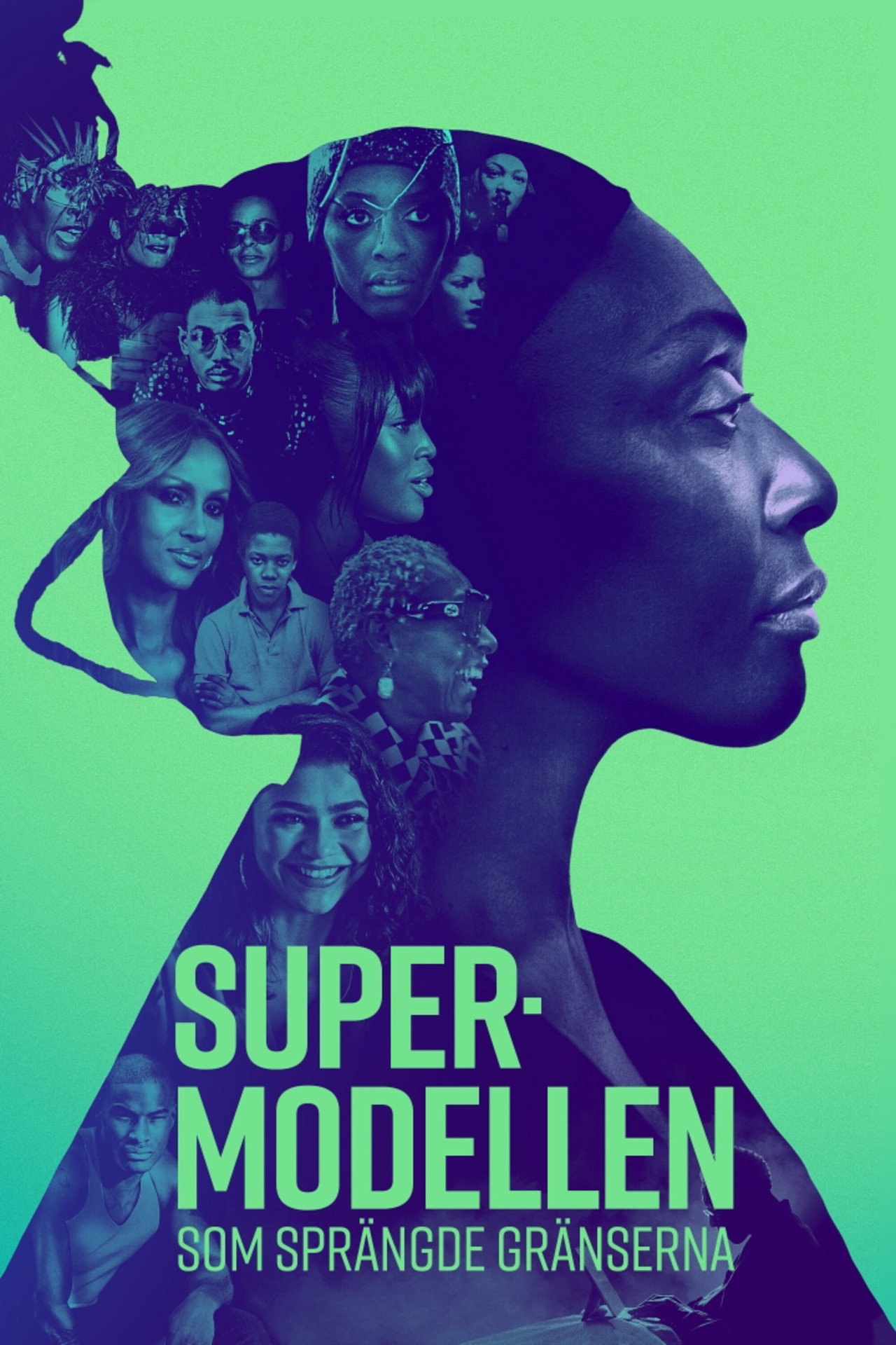 Supermodellen som sprängde gränserna filmaffisch