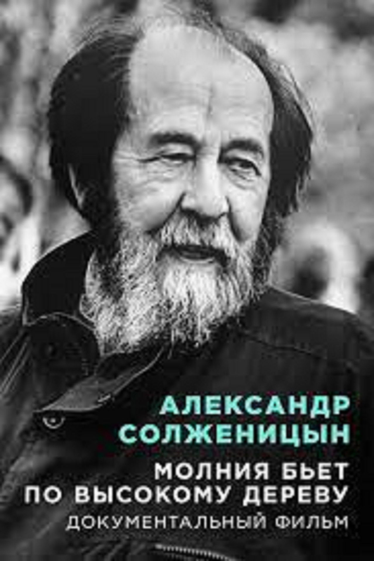 Aleksandr Solzhenitsyn Lightning strikes a tall tree Backdrop