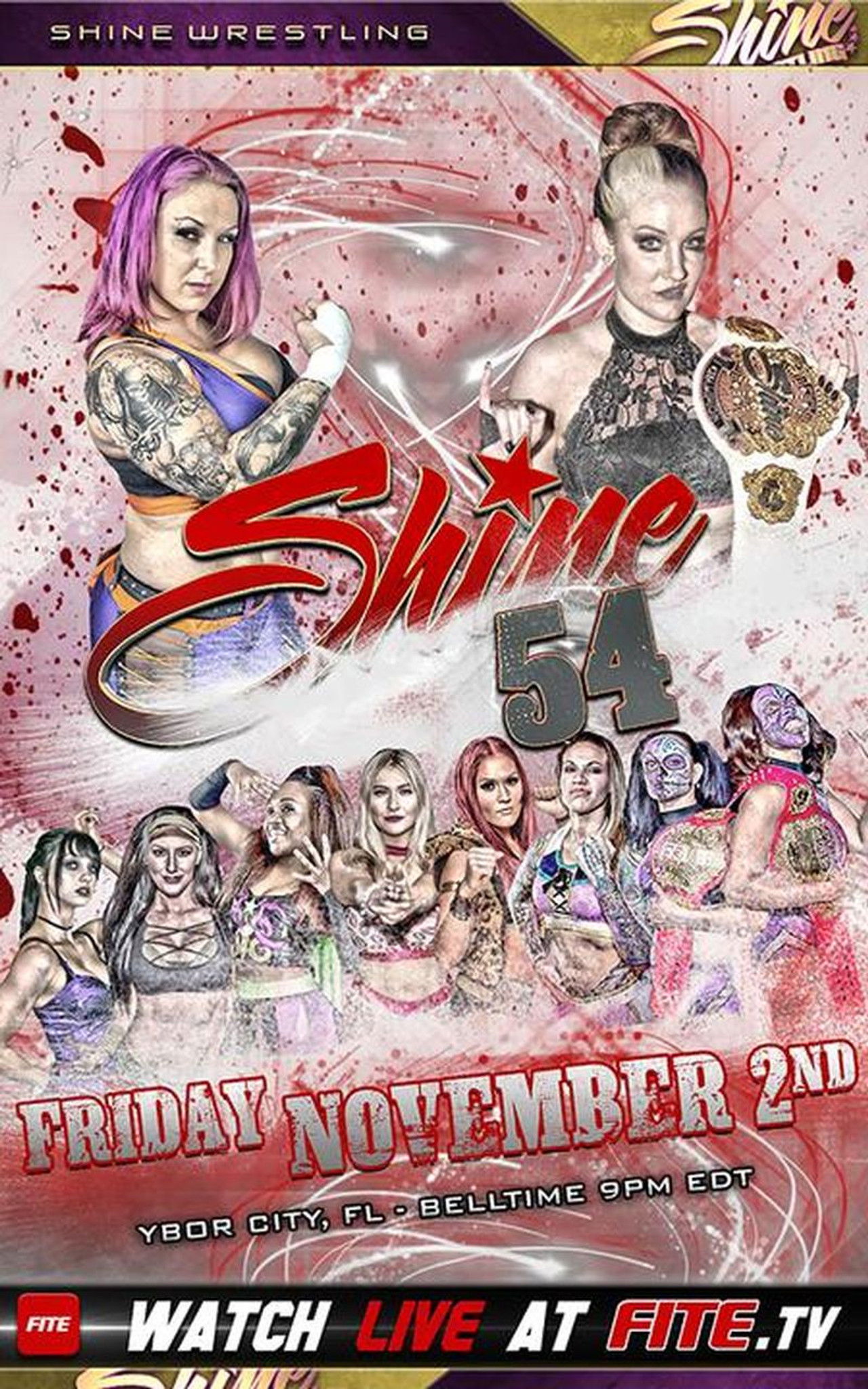 SHINE 54 Backdrop