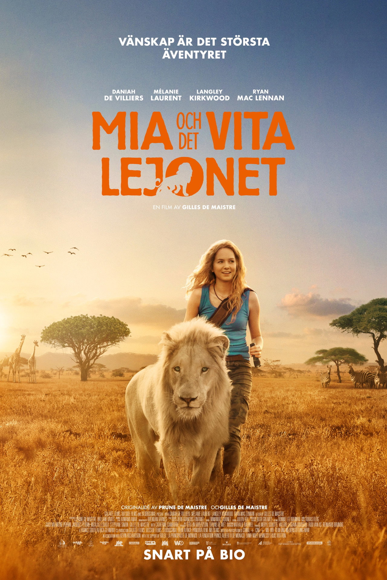 Mia och det vita lejonet filmaffisch