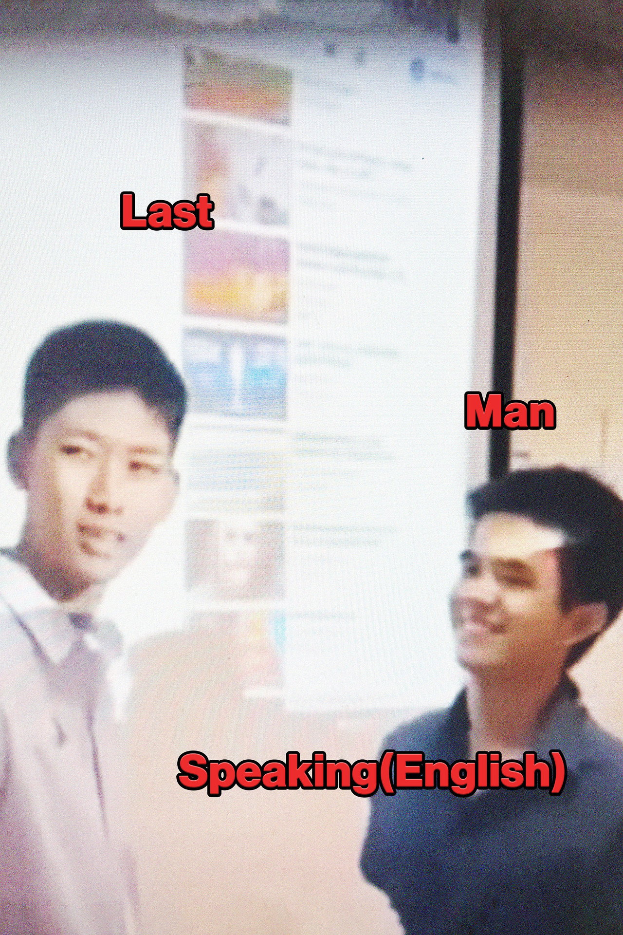Last Man Speaking(English) filmaffisch