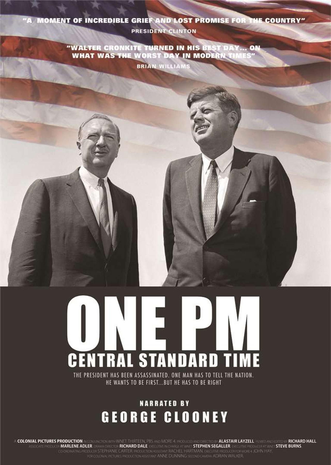 JFK: One PM Central Standard Time Backdrop